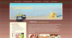 Desktop Screenshot of goldenislanddayspa.com